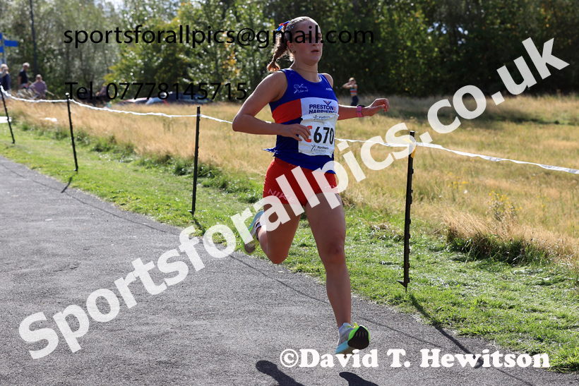 Womens Under-18s, 2026 Northern Mens 6 and Womens 4 Stage and Youngsters Relays, Silksworth, Sunderland. Photo: David T. Hewitson/Sports for All Pics